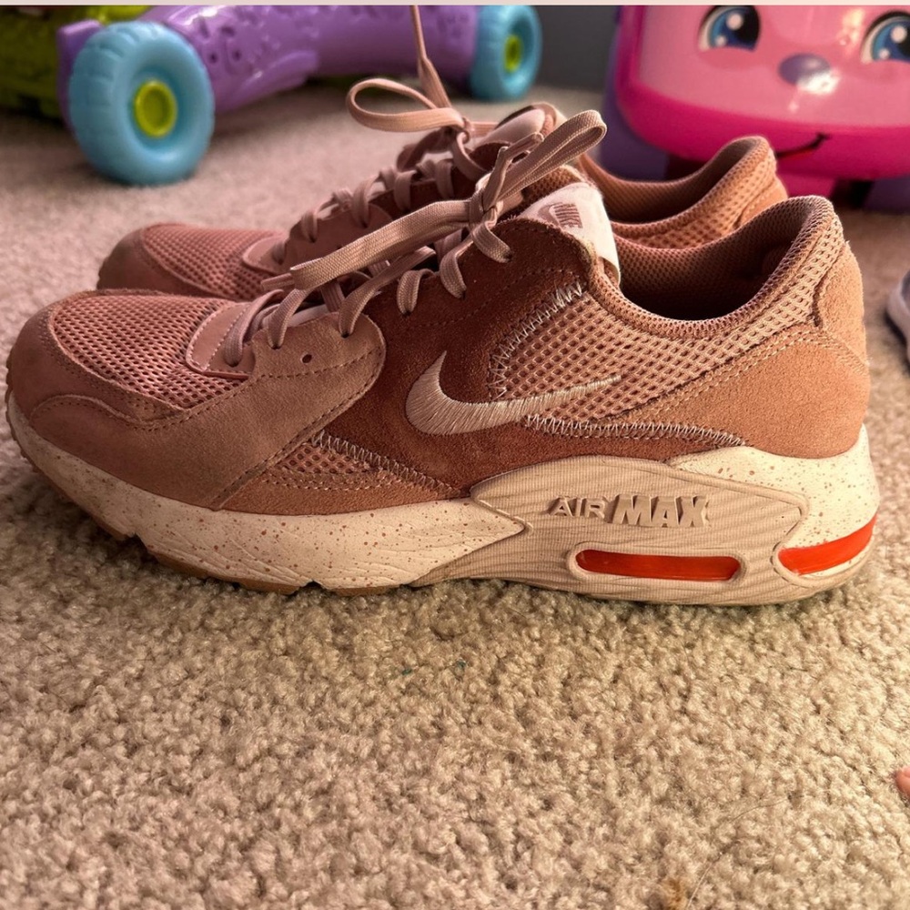 Mauve Nike shoes